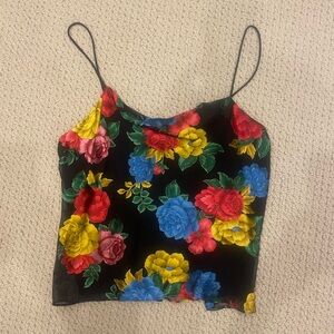 NWT Alice + Olivia Vibrant Crop Camisole